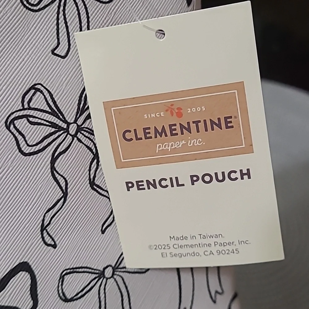 Bow Pencil/Vanity Pouch